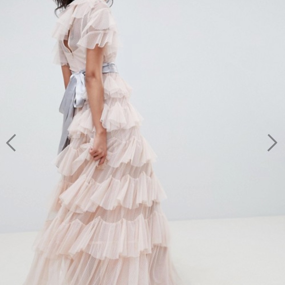 Needle and Thread Tiered Maxi Gown